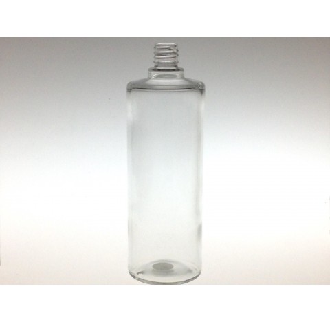 Bouillotte ronde 1000 ml en verre blanc bague EUR7 (1 litre), flacon cosmetique en verre