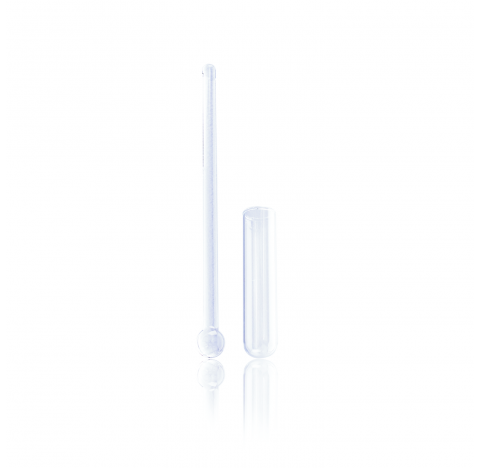 Broyeur de tissus jetable de type micro en verre, contenance 0,75 ml, longueur totale 88 mm (Boite d
