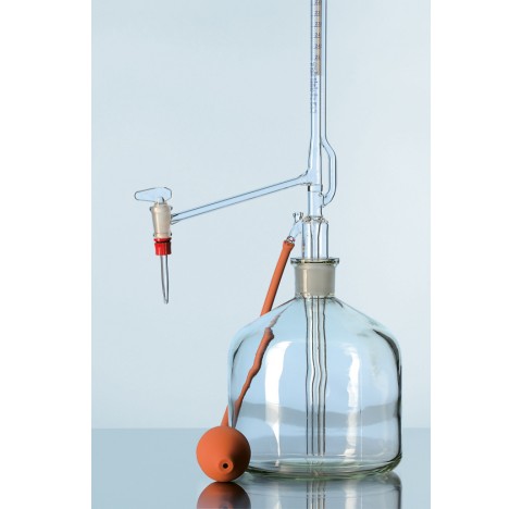 Burette seule DURAN, avec bras lateral, classe AS, 25 ml