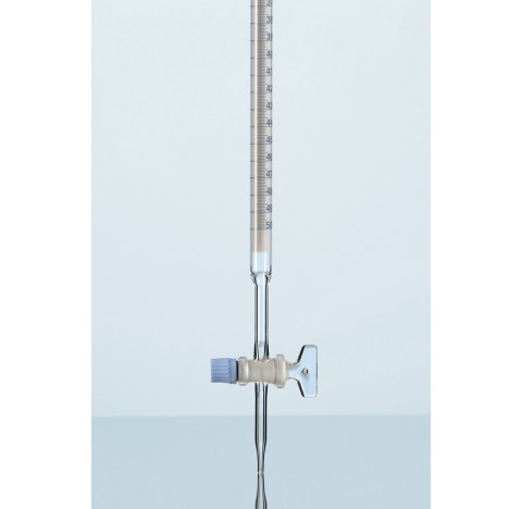 Burette DURAN, avec robinet droit, classe AS, 100 ml lot de 2