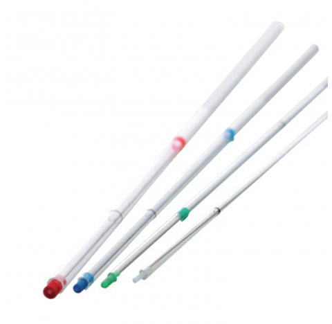 Capillaires en verre 100 a 200 uL pour micropipette Acura 841 a deplacement positif, rouge (Boite de