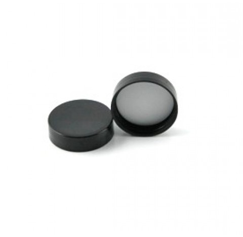 Capsule  33/400 en bakelite noire et joint en polyethylene
