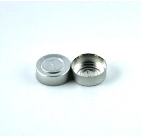 Capsule aluminium diametre 32 mm dechirable pour perfusion, a sertir operculable