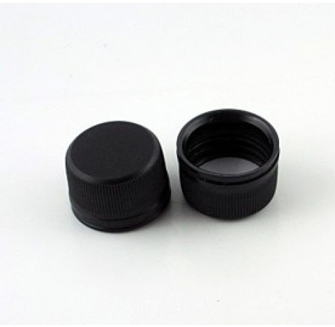 Capsule PP28 inviolable jointe polespan en polyethylene noir