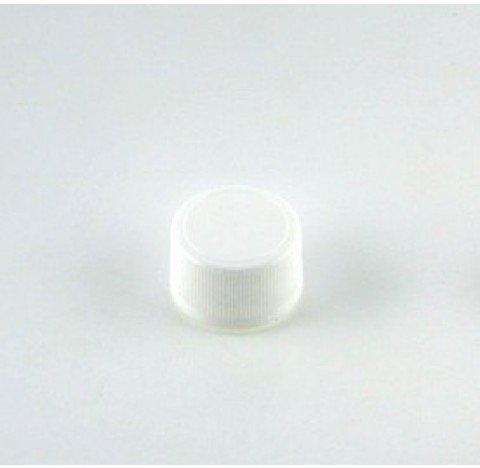 Capsule PP28 inviolable jointe TS en polypropylene blanc