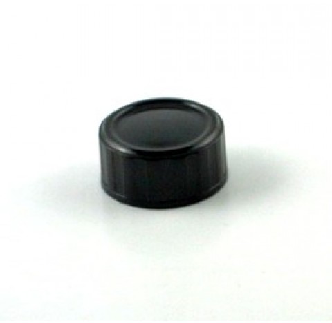 Capsule Pharmacie 18 en bakelite noir et joint caoutchouc bague PHIE18