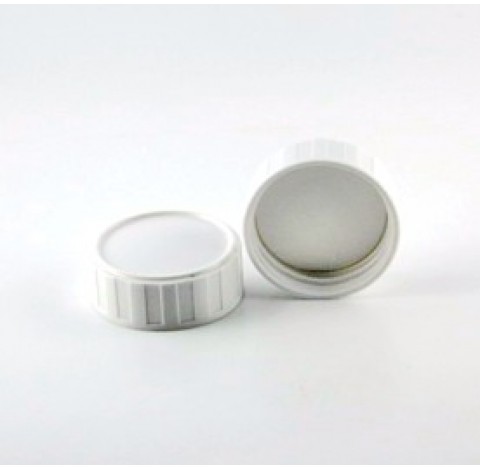 Capsule pharmacie 35 en bakelite blanc et joint triseal bague PHIE35