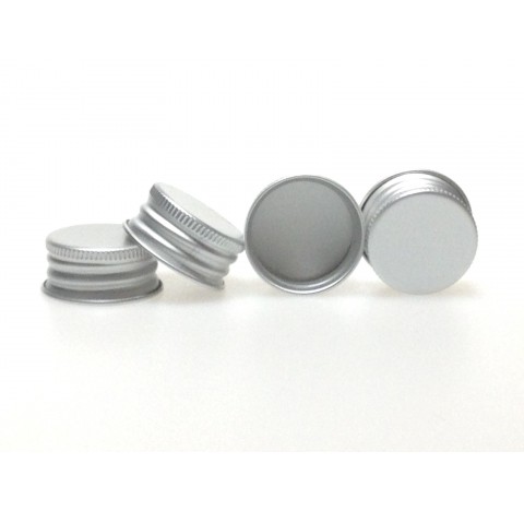 Capsule 28/410 en aluminium naturel avec joint polespan bord