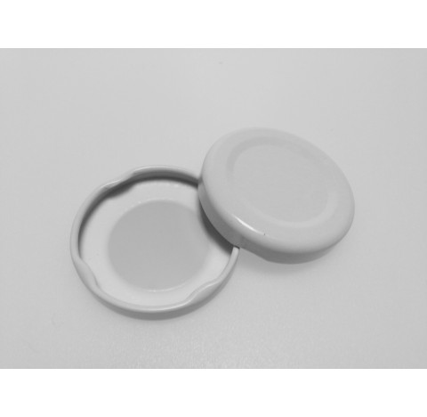 Capsule pasteurisable blanc bague TO 43 sans BPA, Twist off