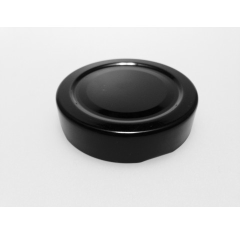 Capsule sterilisable noir deep bague TO70, twist off
