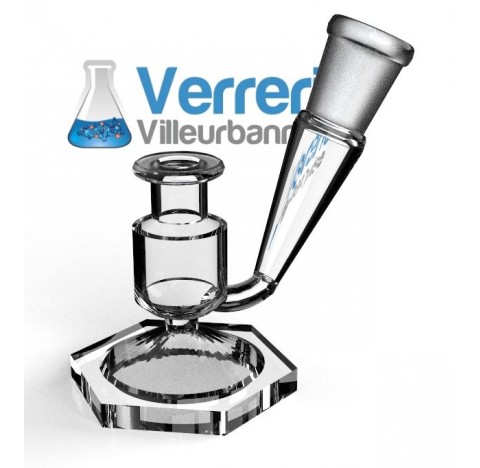 Cellule de franz 5-6ml : compartiment receveur en verre borosilicate (possiblité de les réaliser sur