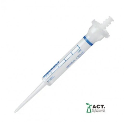 Combitips Advanced Eppendorf 5 ml coloris bleu - qualite standard