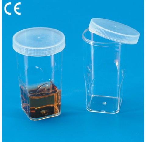Recipient pour compte-globules Coulter  PS diam.30mm hauteur 56mm (un carton de 200) plastique Karte