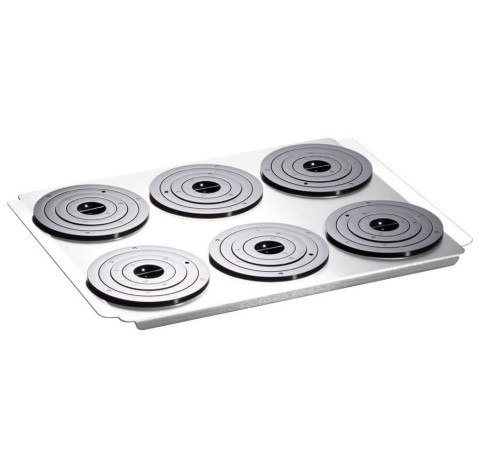 Couvercle pour bain marie PURA10 avec 6 ouvertures , diametre 92 mm avec anneaux