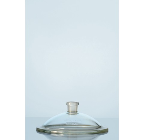 Couvercle pour dessicateur DURAN, avec sortie tube speciale, avec rainure NS 24/29, DN 150 hauteur 9