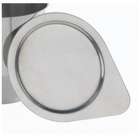 Couvercle nickel diam 60 mm pour creuset nickel nickel 99,5 pour cent
