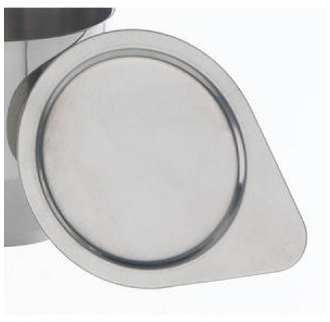 Couvercle nickel diam 80 mm pour creuset nickel nickel 99,5 pour cent