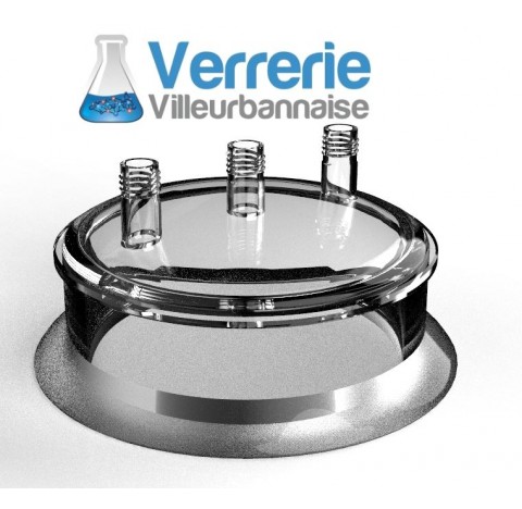 Couvercle DN150 GL18 central, et 2 GL18 droits