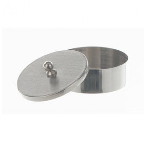 Cristallisoir nickel 45ml diam haut 55 mm hauteur 19 mm avec couvercle nickel 99,5 pour cent