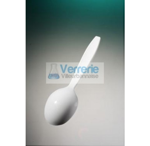 Grande cuillere 8ml Polystyrene blanc L150, CUIG-02