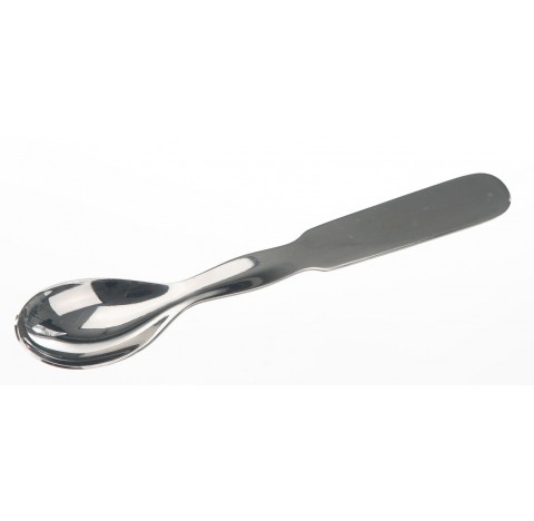 Cuillere inox longxlarg de cuillere 90x50mm long totale 280mm largeur de manche 10mm