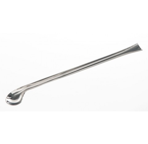 Cuillere POLY inox long 190mm longxlarg spatules 26x12mm cuillere 25x20mm diam de tige 8mm ,