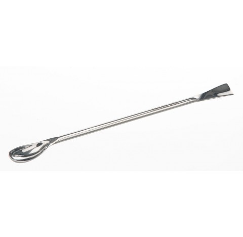 Cuillere POLY inox long 150mm longxlarg spatules 30x13mm cuillere 35x15mm diam de tige 5mm ,