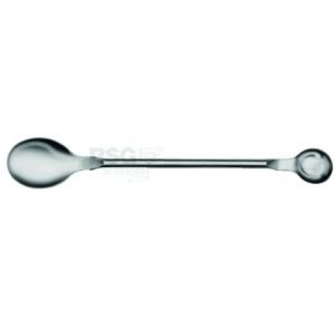 Cuillere double en inox longueur 150mm taille de cuillere 17x18 mm et 25x30 mm