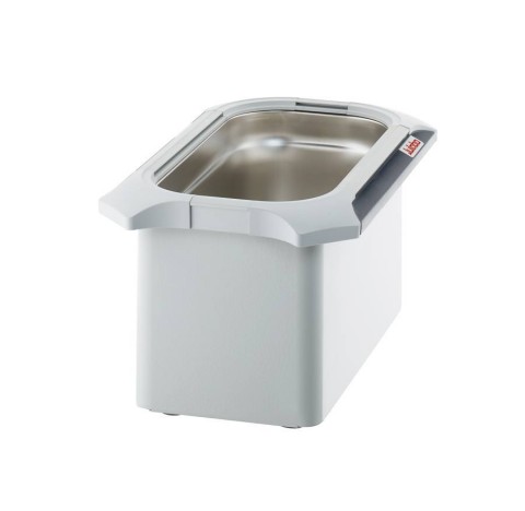Cuve de bain en inox dimensions internes 15x30 cm profondeur 15 cm, dimensions externes 22x37x20 cm