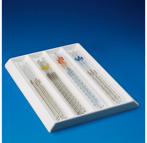 Porte-pipettes 300x426mm h. 30mm en polypropylene  plastique Kartell