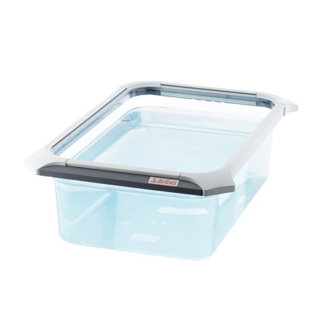 Cuve de bain transparente dimensions internes 15x30 cm profondeur 15 cm, dimensions externes 22x37x1