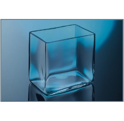 Cuve en verre dimensions LxlxH : 10x20x10  cm bac , aquarium moule sans joints recipients verre ordi
