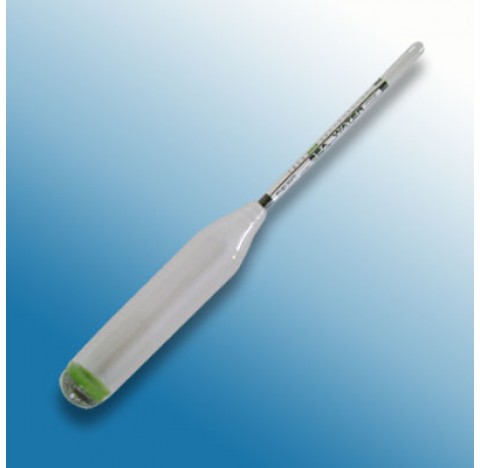 Densimetre en verre amplitude 1,000-1,030 Sp Gr Recharge pour pipette division 2  longueur totale 15