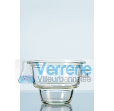 Partie inferieure de dessiccateurs a rodage plan, avec raccord a vis, type MOBILEX, DN 200 . Duran S