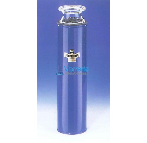 Vase Dewar avec bride plane Schott: DN150 Type: NF-S 22 Capacite max : 8100 ml Ht ss bride 735 mm Di