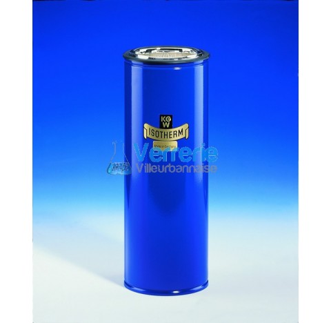 Vase DEWAR Type C 3 Capacite max. 500 ml Diam int. 57 mm Ht Int. 210 mm Diam ext. 81 mm Ht totale 26