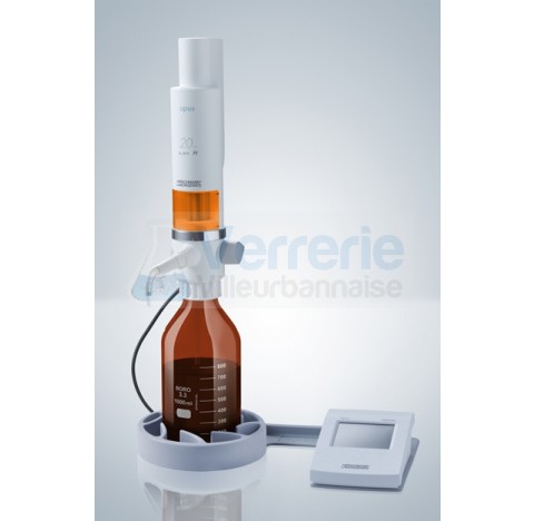 Distributeur Opus electronique 20 ml precision 0,6 pour cent repetabilite 0,2 pour cent, systeme de 
