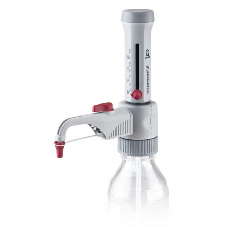 Dispensette S 0,2-2 ml avec soupape.<br>Distributeur adaptable sur flacon Dispensette S, analogique,