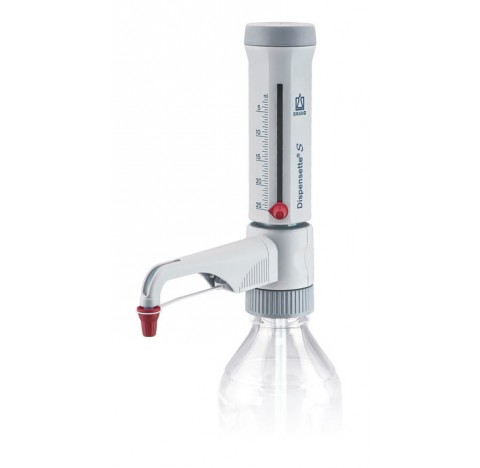 Dispensette S 2,5-25 ml.<br>Distributeur adaptable sur flacon Dispensette S, analogique, Gamme de vo