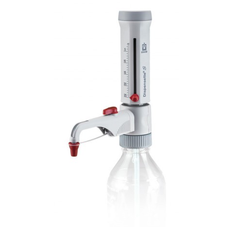 Dispensette S 2,5-25 ml avec soupape.<br>Distributeur adaptable sur flacon Dispensette S, analogique