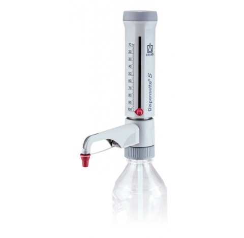Dispensette S 10-100 ml.<br>Distributeur adaptable sur flacon Dispensette S, analogique, Gamme de vo