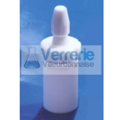 compte-goutte 50 ml en PTFE a pas de vis