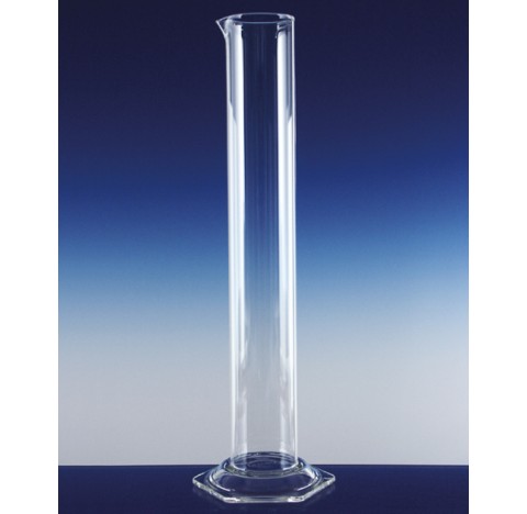 eprouvette DURAN a pied hexagonal sans graduation, 5 ml