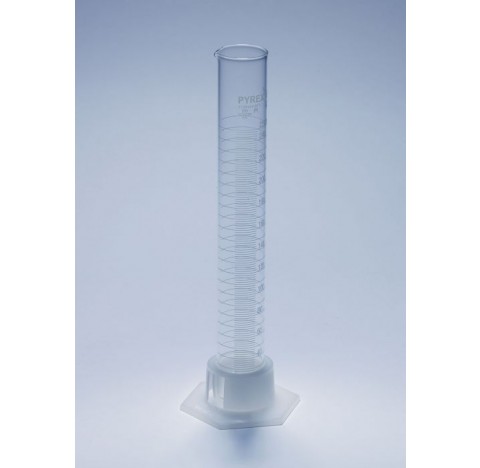 Eprouvette a pied en plastique amovible 10 ml
