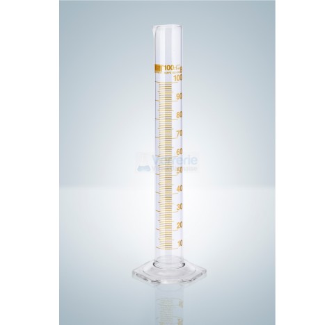 Eprouvette graduee 5 ml classe B en verre graduation ambre DIN EN ISO 4788 vendu par 2 subdivision :