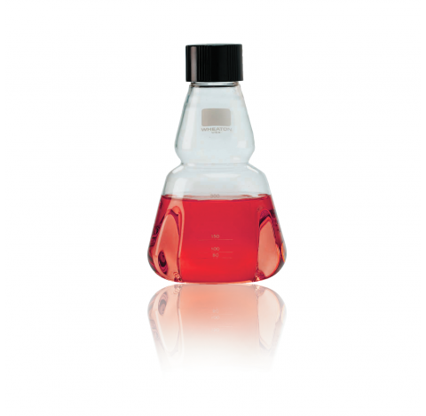 Fiole de trypsination, 35 ml, verre borosilicate de Type I, taille du bouchon 24-430, joint caoutcho