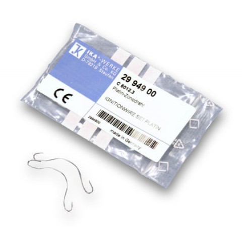 Fil d'allumage en platine C 5012.3 IKA pour calorimetre Conditionnement : 2 piecesFil d'allumage pla