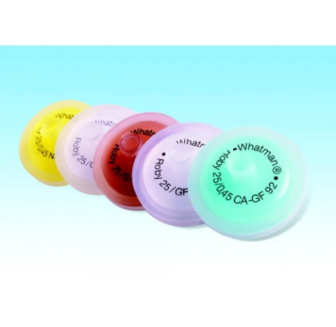 Filtres seringues Roby 25 taille de pore 0,45 um, diametre 25mm, 1000 filtres seringue non steriles 