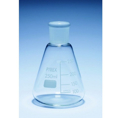 Fiole conique graduee col rode sans bouchon 1000ml CN29/32
