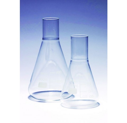 Flacon de culture Pyrex, forme erlenmeyer, 2000 ml, col Delong